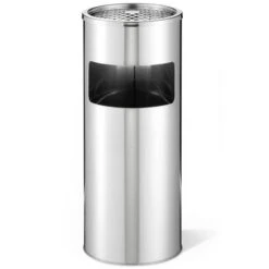 Durable Aschenbecher 337323, Kombi-Ascher Aus Edelstahl, 17 Liter, Silber -Durable 0143f856bf0c3ed89d7341c7dd354ecf0e05c1a5 aschenbecher durable 337323