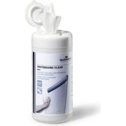 Durable Tafelreiniger 575902, Whiteboard Box, Reinigungstücher, 100 Stück