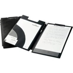 Durable Klemmbrettmappe 233201, A4+, Kunststoffbezug, Mit Stiftehalter, Schwarz -Durable 0aa467626ea1a55ce906ec85769a65854c6b48fa klemmbrettmappe durable 233201 a4 plus
