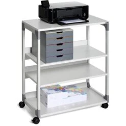 Durable 33 Durable 3711-10 SYSTEM Bürowagen, 75 X 88 X 43cm, Lichtgrau