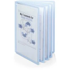 Durable Sichttafel 5913-06 Bact-o-clean, A4, Antibakteriell, Rahmen Hellblau, 5 Stück -Durable 14d157f6188fcd320d0a42453b728a765eedee51 sichttafel durable 5913 06 bact o clean a4