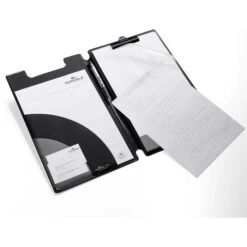 Durable Klemmbrettmappe 233201, A4+, Kunststoffbezug, Mit Stiftehalter, Schwarz -Durable 20338b9624f0f857fef91b8c784fcc1b9d0734e1 klemmbrettmappe durable 233201 a4 plus