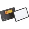 Durable Namensschilder 8129-01 Clip Card 75 X 40mm, Mit Magnet, Kunststoff, 25 Stück, Schwarz