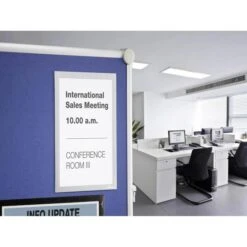 Durable Inforahmen 4968-23 Duraframe Grip, A4, Rückseite Klett, Silber -Durable 4aaf45e65b4809e2db2dfb857c8326a14000ebd8 inforahmen durable 4968 23 duraframe grip a4