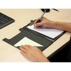 Durable Klemmbrettmappe 235901, A5, Kunststoffbezug, Schwarz -Durable 4b4fe23108db612fdf4f82244f4b1bc90406db41 klemmbrettmappe durable 235901 a5