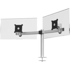 Durable Monitorhalterung 5086-23, Silber, Für 2 Displays, VESA TFT, Kabelloch-Befestigung -Durable 4eebd27f104ac90769381691d3c926d07b493a77 monitorhalterung durable 5086 23 silber