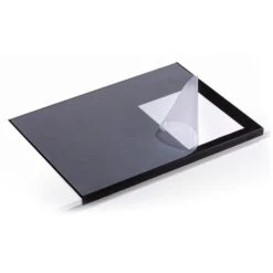 Durable Schreibunterlage 729301, Schwarz, Kunststoff, Blanko, Mit Kantenschutz, 50 X 65cm
