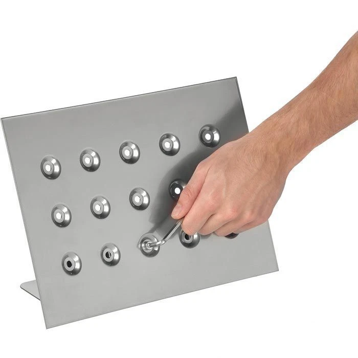 Durable Tischaufsteller 4979-23 Duraview Table, A4 Hoch Oder Quer, Aus Metall, L-Form, Einseitig 3 Durable Tischaufsteller 4979-23 Duraview Table, A4 Hoch Oder Quer, Aus Metall, L-Form, Einseitig – Bild 3