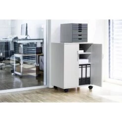 Durable 74/53 3115-10 Bürowagen, 53 X 75 X 40cm, Lichtgrau -Durable 5babe648d2c080792c106d901a42d28ba63f88d6 buerowagen durable 7453 3115 10