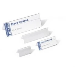 Durable Tischnamensschilder 803419, 61 X 210mm, Acryl, 10 Stück -Durable 6187a60b7467e0adbbb98eb1af7824a73650c4ae tischnamensschilder durable 803419