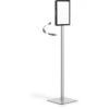 Durable Infoständer Stand Basic, A4, 131,5 Cm, Magnetrahmen, Beidseitig