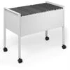 Durable Hängeregistraturwagen 3095-10 Economy, Für 80 Mappen A4, Lichtgrau
