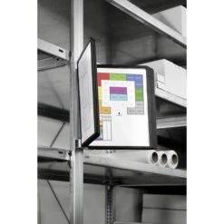 Durable Sichttafelsystem Vario Magnet Wall 5, 5914-01, A4, Wandhalter, Schwarz, 5 Sichttafeln -Durable 7b9f1532974b57f112567817b273ebbe3b3d1323 sichttafelsystem durable vario magnet wall 5