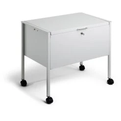 Durable Hängeregistraturwagen 3098-10 Economy, Für 80 Mappen A4, Grau, Abschließbar -Durable 7f2b87f78265b49a3aae28906eb9f104554c8b3a haengeregistraturwagen durable 3098 10 economy