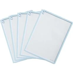 Durable Sichttafel 5913-06 Bact-o-clean, A4, Antibakteriell, Rahmen Hellblau, 5 Stück