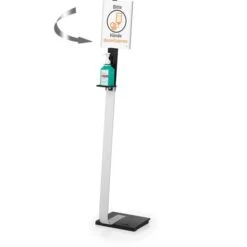 Durable Infoständer 5892-23 Info Sign Stand, A4, 146,4 Cm Höhe, Einschubrahmen, Mit Ablage