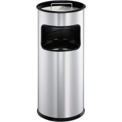 Durable 333023 Metall Silber 17l Aschenbecher