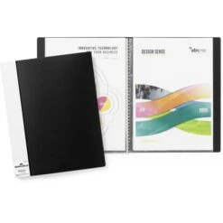 Durable 2421-01 Duralook Sichtbuch A4 10 Hüllen