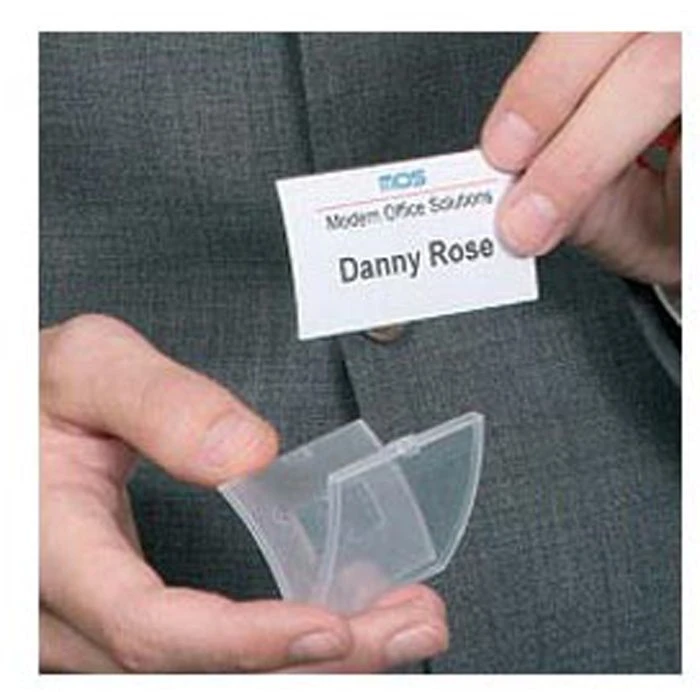 Durable Namensschilder 8211, Click Fold, 75x40 Mm, Mit Kombiklemme, Kunststoff, 25 Stück 2 Durable Namensschilder 8211, Click Fold, 75x40 Mm, Mit Kombiklemme, Kunststoff, 25 Stück – Bild 2