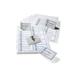 Durable Namensschilder 8182-00 90 X 54mm, 20 Stück, Kombiklemme Kunststoff Set Inkl. Druckbögen -Durable 8ce6535a8c14162574e89305e318d7f4d455cc24 namensschilder durable 8182 00 90 x 54mm 20 stueck