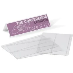 Durable Tischnamensschilder 8048, 61 X 210mm, PET, 10 Stück -Durable 8feacfe16eca57c24826994492a071120467f370 tischnamensschilder durable 8048