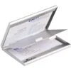 Durable 2433 Card Box Duo Visitenkartenetui Silber