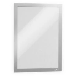 Durable Inforahmen 4968-23 Duraframe Grip, A4, Rückseite Klett, Silber