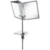 Durable Sichttafelsystem 5818-00 Desk Clamp 10, A4, Mit Tischstativ, Schwarz, Inkl. 10 Sichttafeln