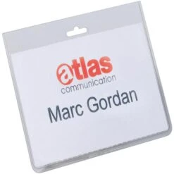 Durable Ausweishülle 8135-19, PVC, A8, Clip-Ausstanzung, Transparent, 90 X 60mm, 20 Stück