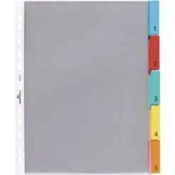 Durable Prospekthüllen 663019, A4, Genarbt, 0,13 Mm, Oben Offen, 5 Taben -Durable 9d5552556a4804732879029dc1a9ca3894bb6388 prospekthuellen durable 663019 a4