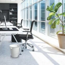 Durable Papierkorb Trend, 1701710010, Weiß, Rund, Aus Kunststoff, 16 Liter -Durable a7eb1a07594f6a7913dfb0a9bde484f750f2b511 papierkorb durable trend 1701710010 weiss