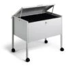 Durable Hängeregistraturwagen 3098-10 Economy, Für 80 Mappen A4, Grau, Abschließbar