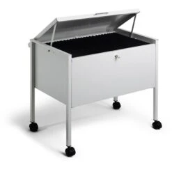 Durable 29 Durable Hängeregistraturwagen 3098-10 Economy, Für 80 Mappen A4, Grau, Abschließbar