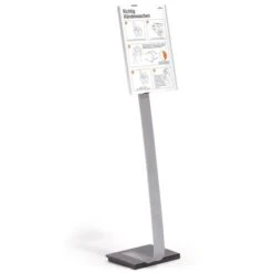 Durable Infoständer 4813-23 Info Sign Stand, A3, Bis 125 Cm Höhenverstellbar, Einschubrahmen -Durable b4256a27693412ebf0e61726a8fe35e29dbd0821 infostaender durable 4813 23 info sign stand a3