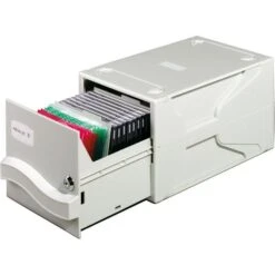 Durable 5256 Multimedia Box Lichtgrau CD DVD