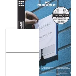 Durable 485502 Door Sign Einsteckschilder 210x148,5