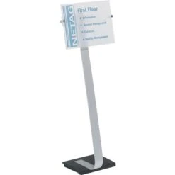 Durable Infoständer 4819-23 Crystal Sign, A3, Bis 125 Cm Höhenverstellbar, Einschubrahmen -Durable bb8e0e4acf20f986f83296dc21f2efe975f8c5de infostaender durable 4819 23 crystal sign a3