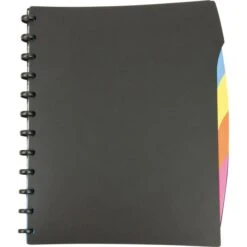 Durable Sichtbuch 2435-01, Duralook Style, A4, Schwarz, Mit Register, 20 Hüllen -Durable bbf67af90c062809f0047fbcb9d453e3c673fa80 sichtbuch durable 2435 01 duralook style a4