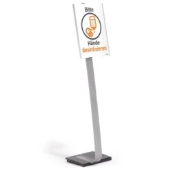 Durable Infoständer 4813-23 Info Sign Stand, A3, Bis 125 Cm Höhenverstellbar, Einschubrahmen -Durable bf5fa12b34a54a837eab4694dda2c0a2e5bea682 infostaender durable 4813 23 info sign stand a3