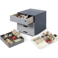 Durable Kaffeestation 338558, Coffee Point Box, Kunststoff, 28 X 29,2 X 35,6 Cm, Anthrazit