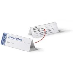 Durable Tischnamensschilder 803419, 61 X 210mm, Acryl, 10 Stück -Durable c323a5066e651ebf969259e97aff358776e4cc9c tischnamensschilder durable 803419