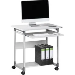 Durable Computertisch 3796-10, SYSTEM, Maße: 75 X 77 X 53,4cm, Lichtgrau