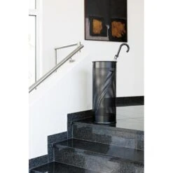 Durable Schirmständer 3350-01, Schwarz, Höhe 62 Cm, Gelochtes Stahlblech -Durable ce305fd034065af81ebf8db7ff6c05cfff4295b4 schirmstaender durable 3350 01 schwarz