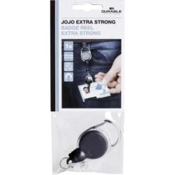 Durable Ausweishalter 8329-01 Jojo Extra Strong, Metall, Jojo Mit Clip, Schwarz -Durable db1b933efee0b91dee784b686929ffb213a0dbb7 ausweishalter durable 8329 01 jojo extra strong