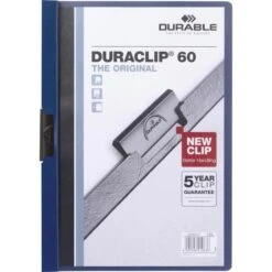 Durable Duraclip 2209-07 Cliphefter 60 Blatt Blau