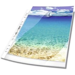 Durable Prospekthüllen 2651-19, A5, Glasklar, 0,06 Mm, Oben Offen, 25 Stück -Durable e1248c2ab4128ab083ceff9ebda3935a571a88ee prospekthuellen durable 2651 19 a5