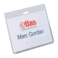 Durable Namensschilder 8135-19, 90 X 60 Mm, Kunststoff, Geschlossene Tasche, 20 Stück