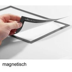 Durable 4871-23 Duraframe Magnetrahmen A5 Silber -Durable eb896280f00283797752b6df4e14d3ae960288e0 inforahmen durable 4871 23 duraframe a5