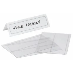 Durable Tischnamensschilder 8048, 61 X 210mm, PET, 10 Stück