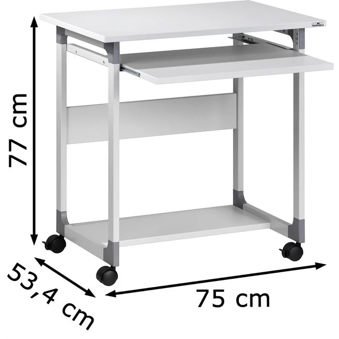 Durable Computertisch 3796-10, SYSTEM, Maße: 75 X 77 X 53,4cm, Lichtgrau 2 Durable Computertisch 3796-10, SYSTEM, Maße: 75 X 77 X 53,4cm, Lichtgrau – Bild 2